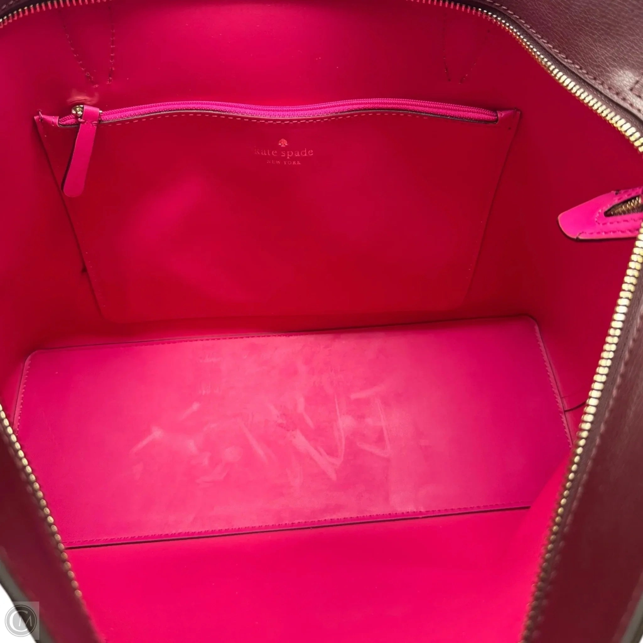 Adel Leather Tote Designer By Kate Spade, Size: Large