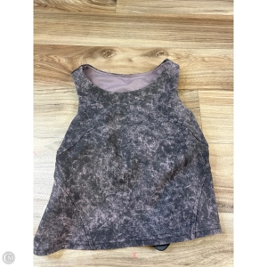 Athletic Bra By Lululemon In Grey & Purple, Size: S