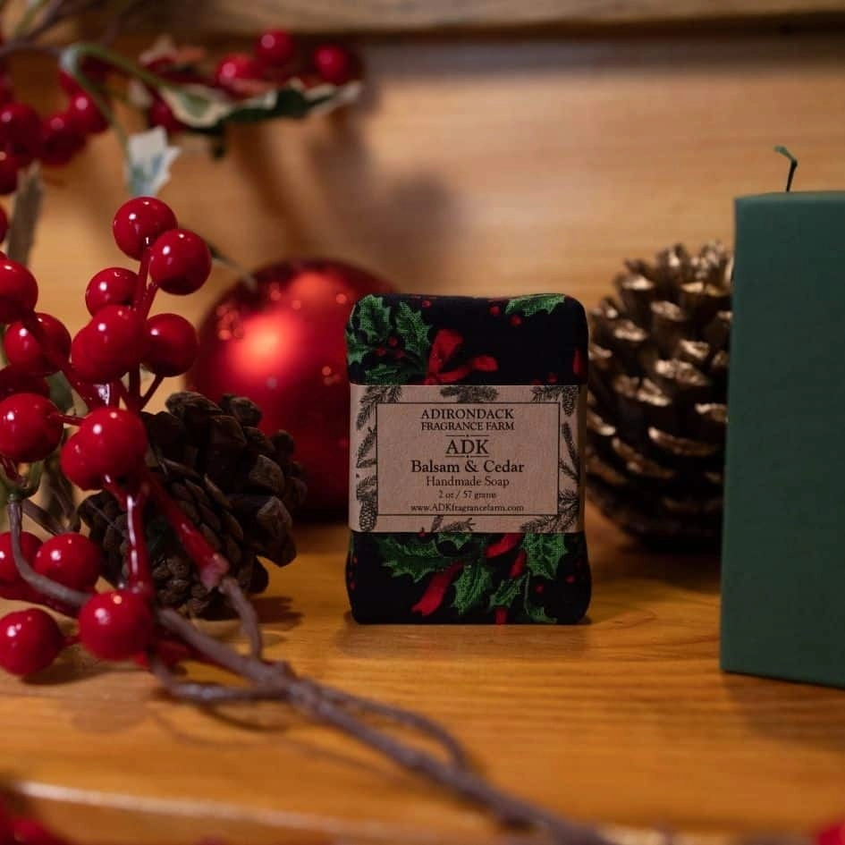Balsam & Cedar Cloth Wrapped Soap Bar 2oz