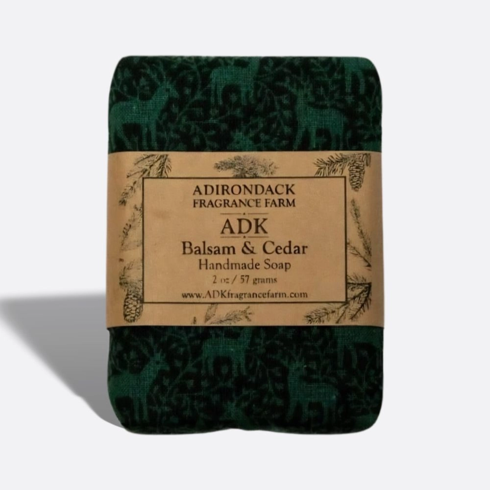 Balsam & Cedar Cloth Wrapped Soap Bar 2oz