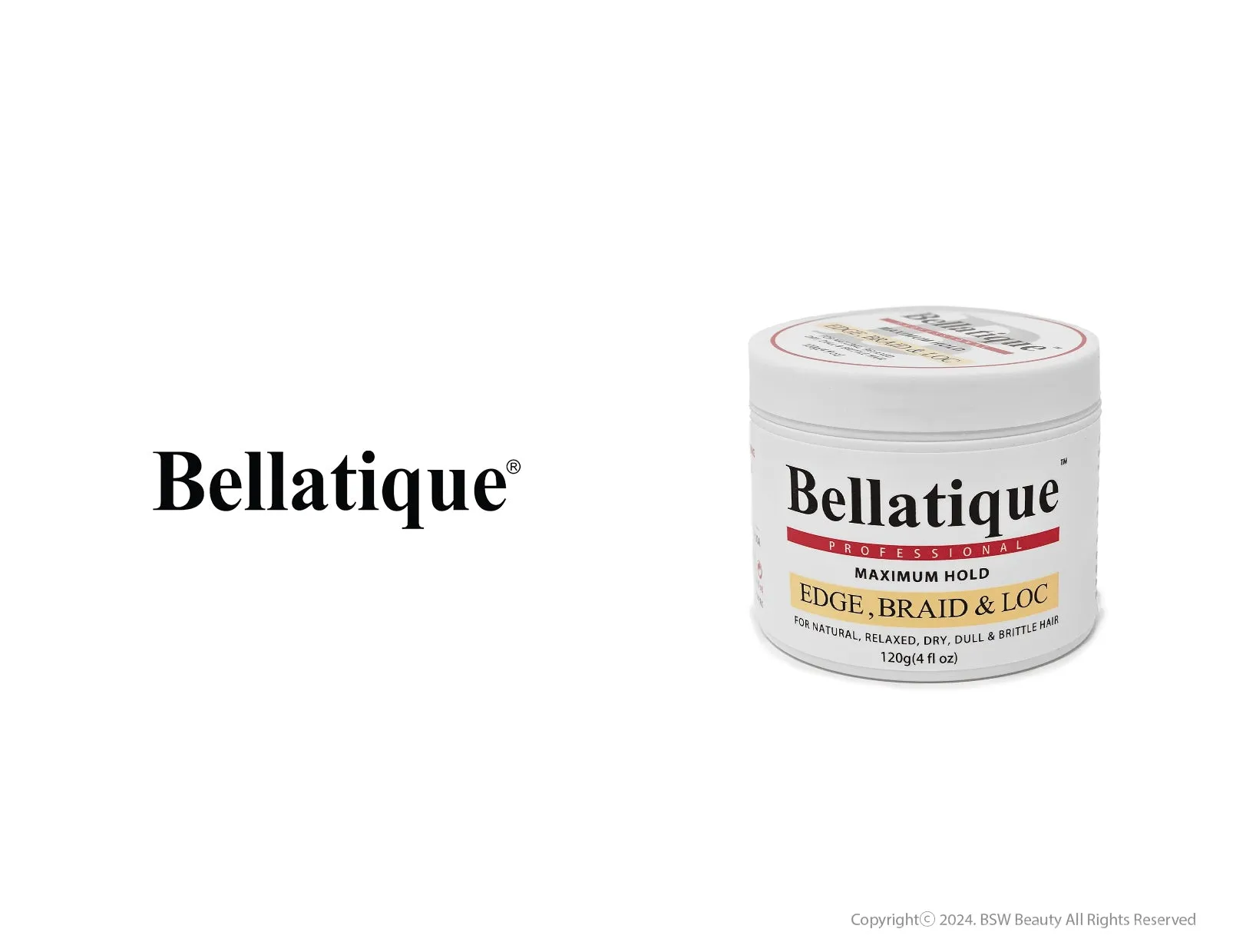 BELLATIQUE EDGE BRAID GEL MAXIMUM HOLD 4oz