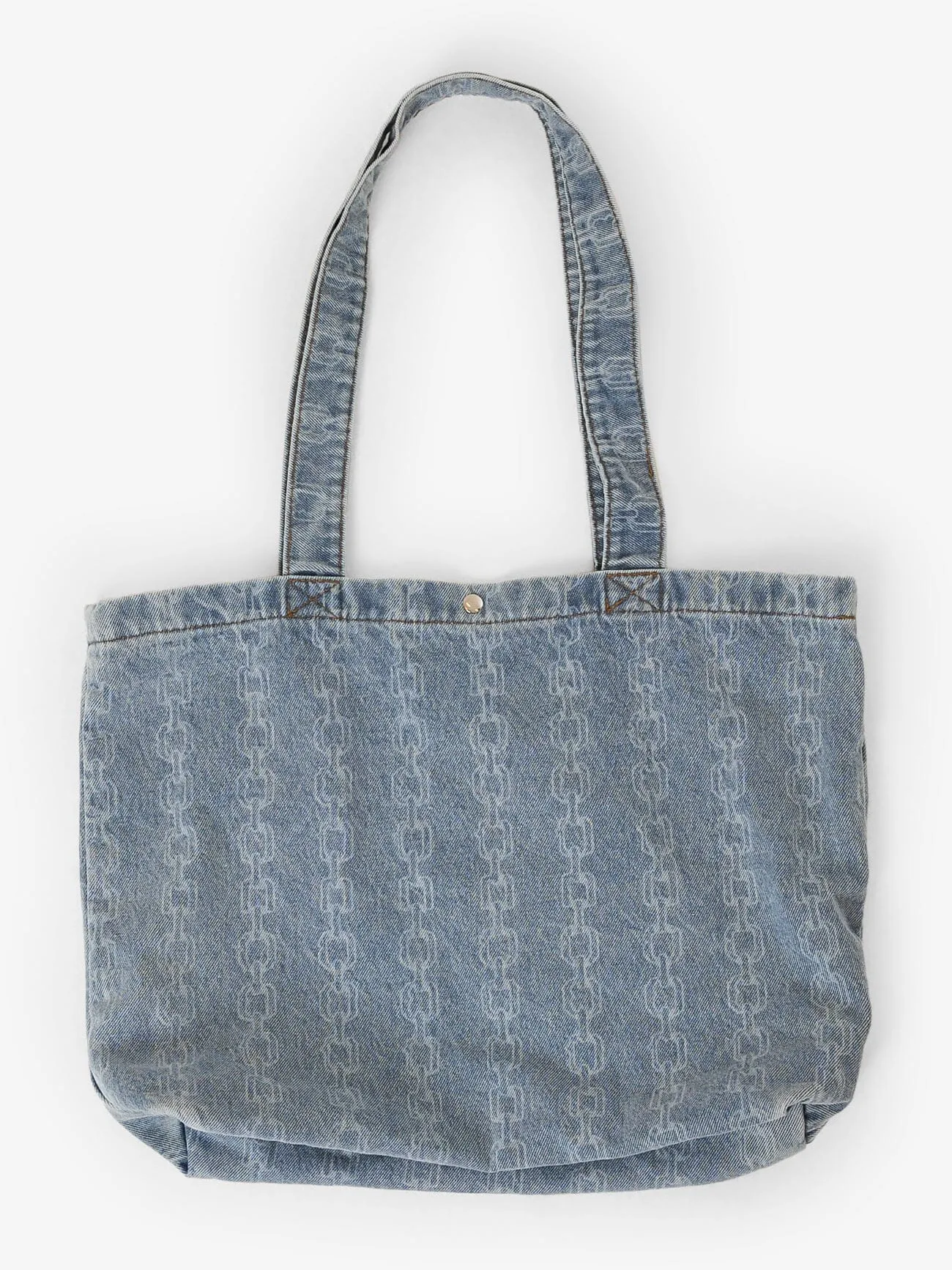 Chain Reaction Denim Tote - Faded Rinse Indigo