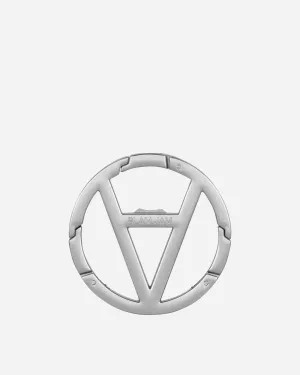 CHAOS IS ORDER Logo Carabiner Silver