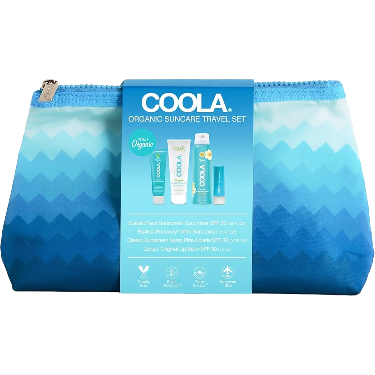 Classic Organic Suncare 4 Piece Travel Set