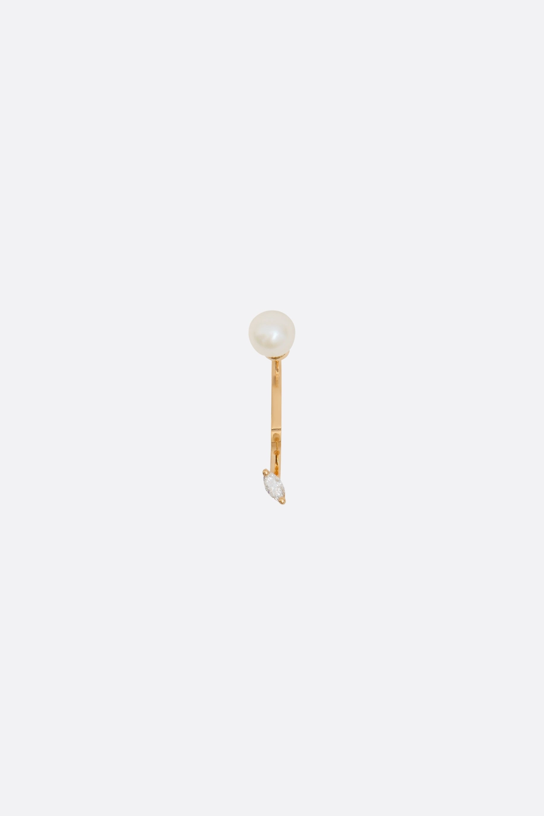Dots Marquise Piercing earring