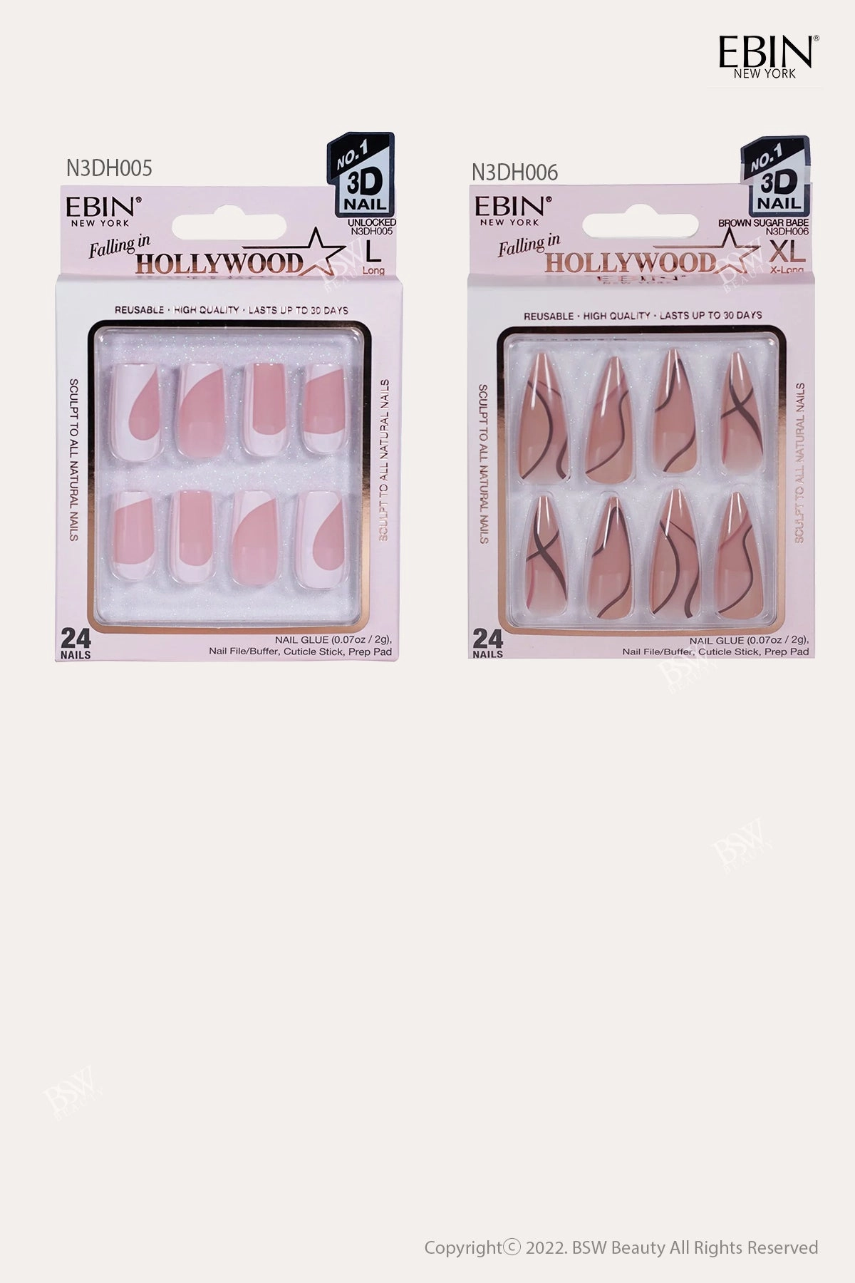 EBIN 3D NAIL HOLLYWOOD COLLECTION