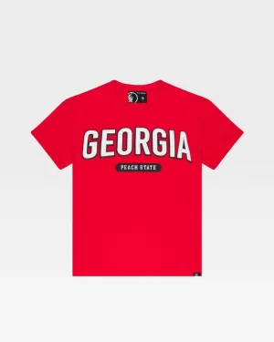 Georgia Red Football Sports Tee