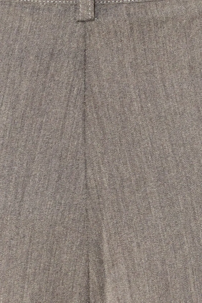 Grey Tailored Pant High Waist