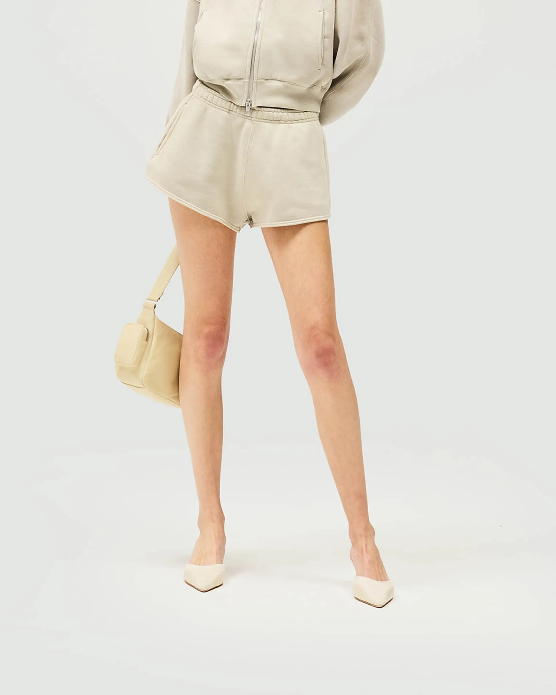 Initial Washed Shorts - Storm