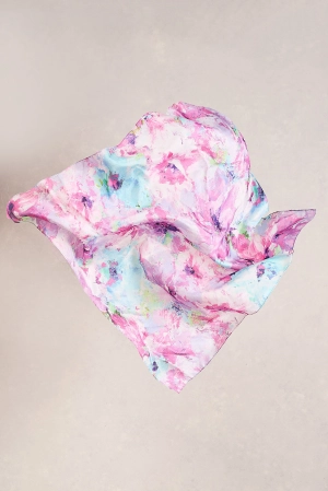 Jane's Bouquet Silk Scarf - Multi