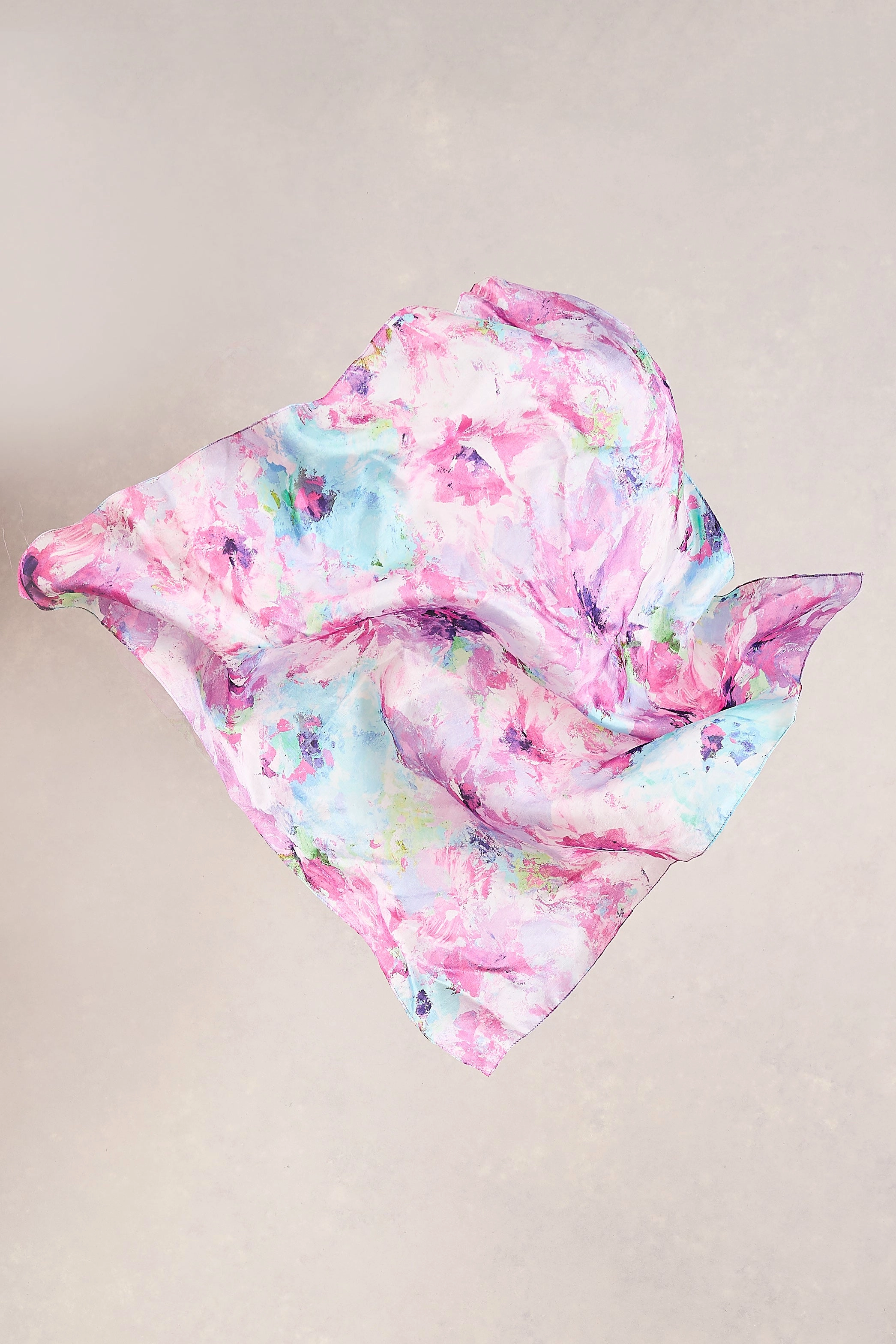 Jane's Bouquet Silk Scarf - Multi