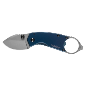 Kershaw Pocket Knife - Antic Drop Point Steel Blade Frame Lock Blue Handle | KW8710