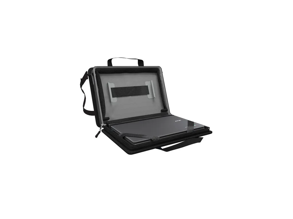 MAXCases Explorer 5 Work-In - Notebook carrying case - with pocket - 11 - black" MCEB5P11BLK