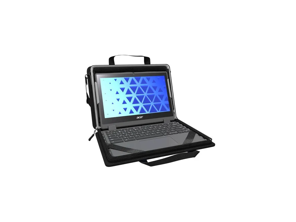 MAXCases Explorer 5 Work-In - Notebook carrying case - with pocket - 11 - black" MCEB5P11BLK