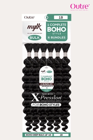 OUTRE MYLK BOHO DEEP BULK 6X 18"
