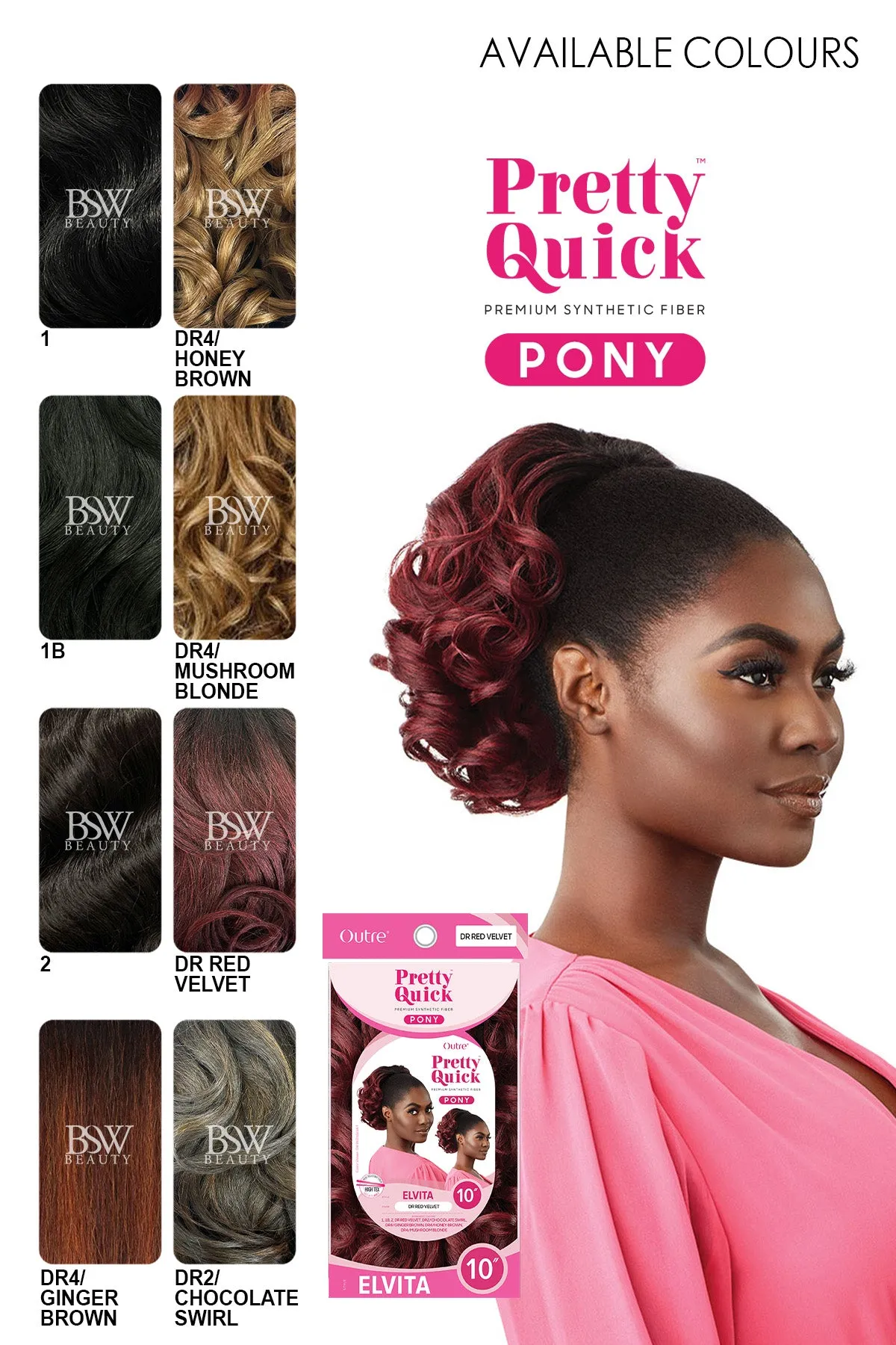 OUTRE PRETTY QUICK PREMIUM SYNTHETIC PONYTAIL - ELVITA