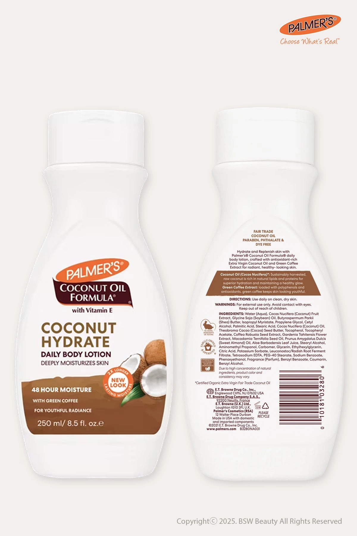 PALMER'S COCONUT OIL FORMULA COCONUT BODY LOTION - 3 SIZES