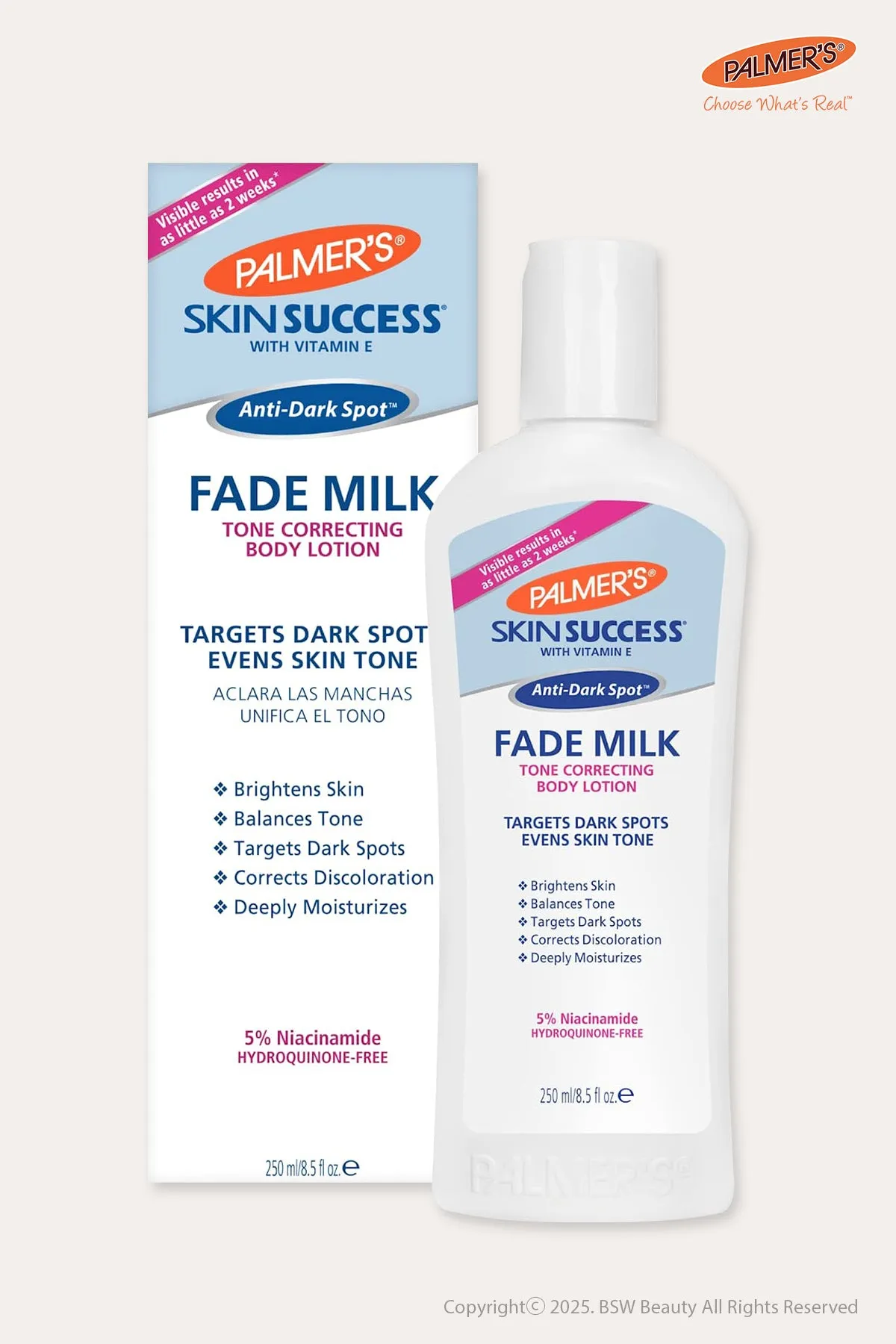 PALMER'S SKIN SUCCESS ANTI-DARK SPOT FADE MILK 8.5OZ
