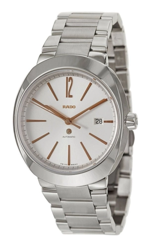 Rado D-Star XL Automatic Stainless Steel Mens Watch Silver Dial Calendar R15329113