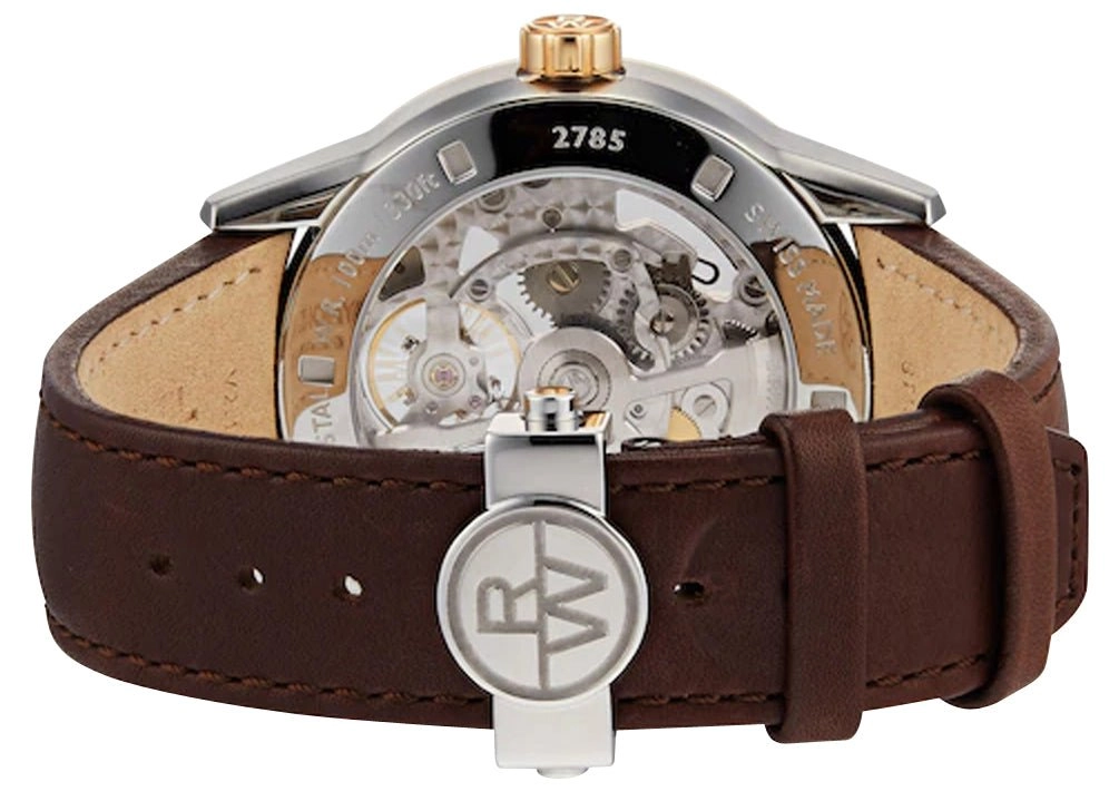 Raymond Weil Freelancer Automatic Two-Tone Stainless Steel Skeleton Dial Brown Leather Strap Mens Watch 2785-SC5-20001