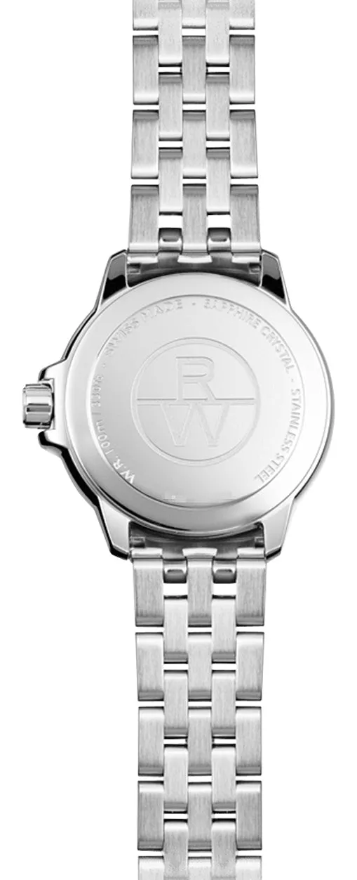 Raymond Weil Tango Stainless Steel Pink Dial Date Quartz Womens Watch 5960-ST-80001