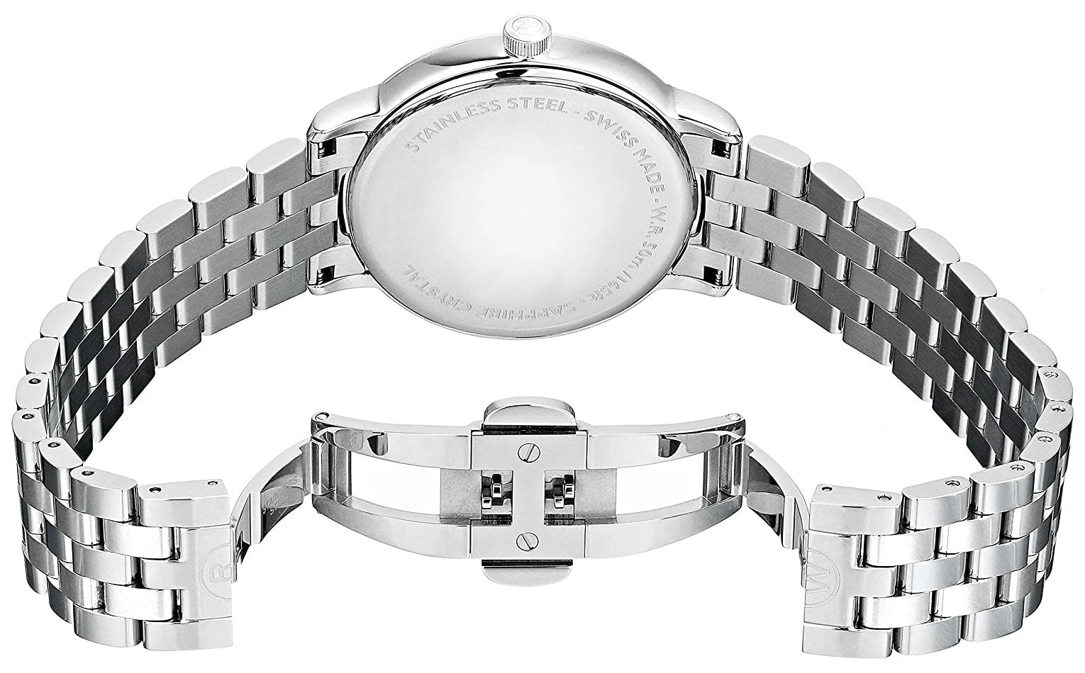 Raymond Weil Toccata Stainless Steel Blue Dial Date Quartz Mens Watch 5585-ST-50001