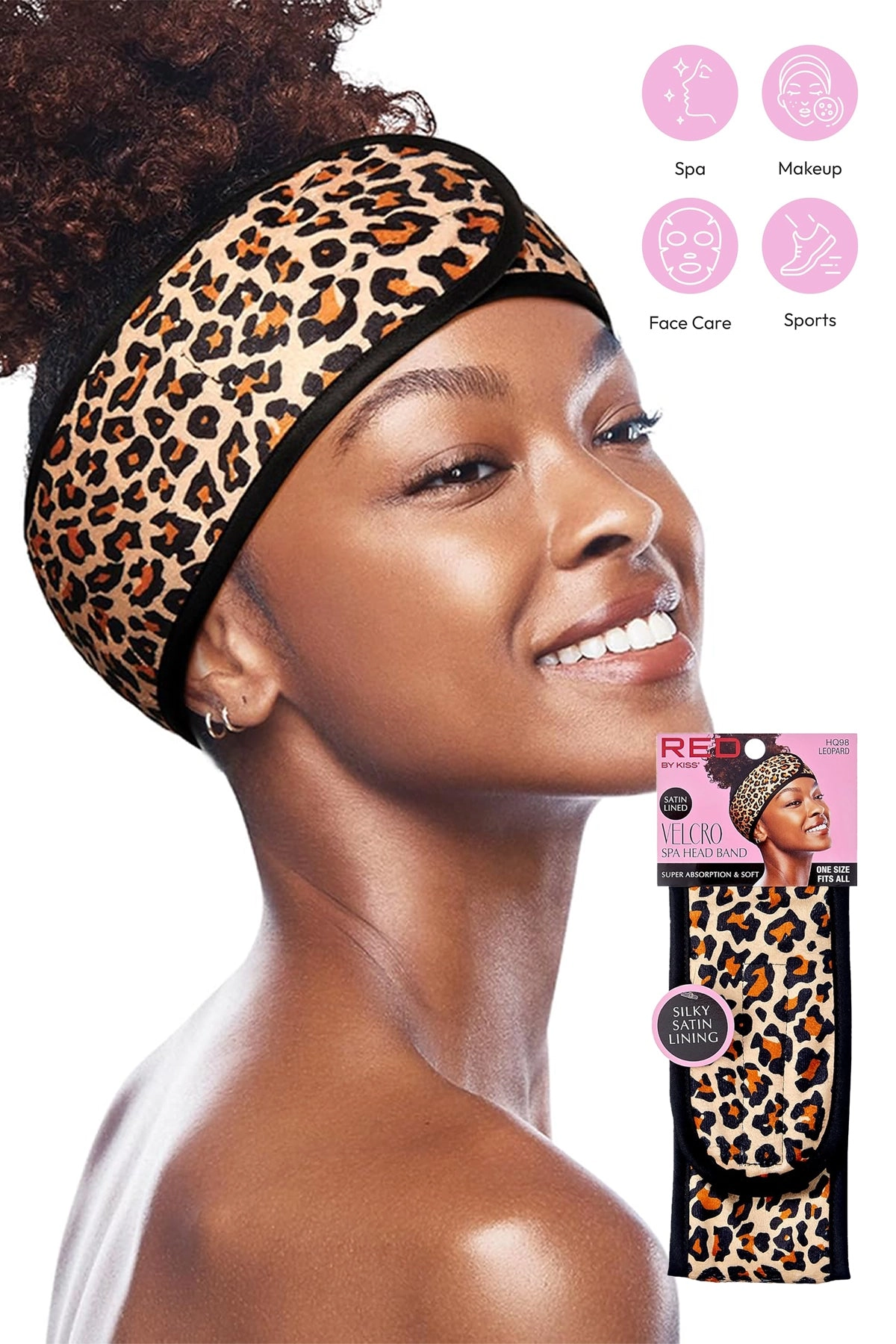 RED BY KISS VELCRO SPA HEADBAND
