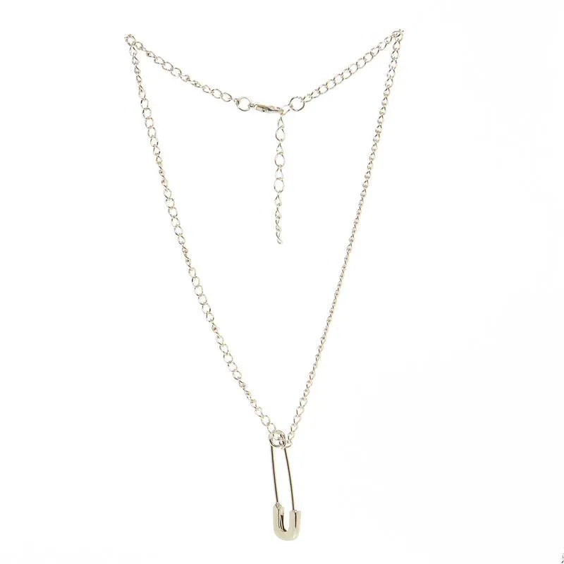 Safety Pin Necklace