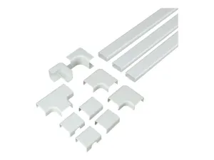 Sanus - Cable raceway - 10-piece, 48 x 1" CCS2KWH