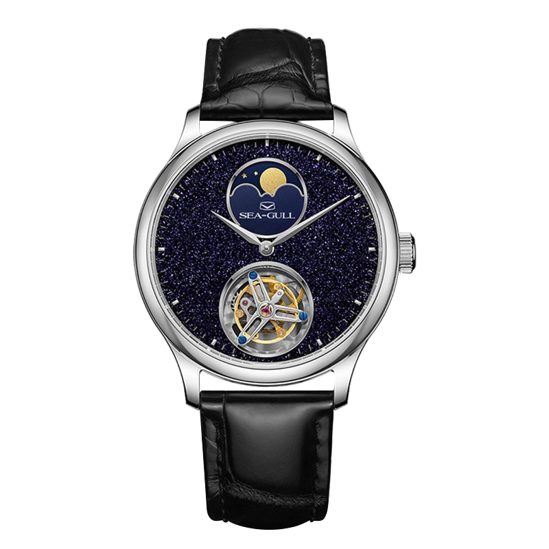 Seagull Moon Phase Center Axis Tourbillon