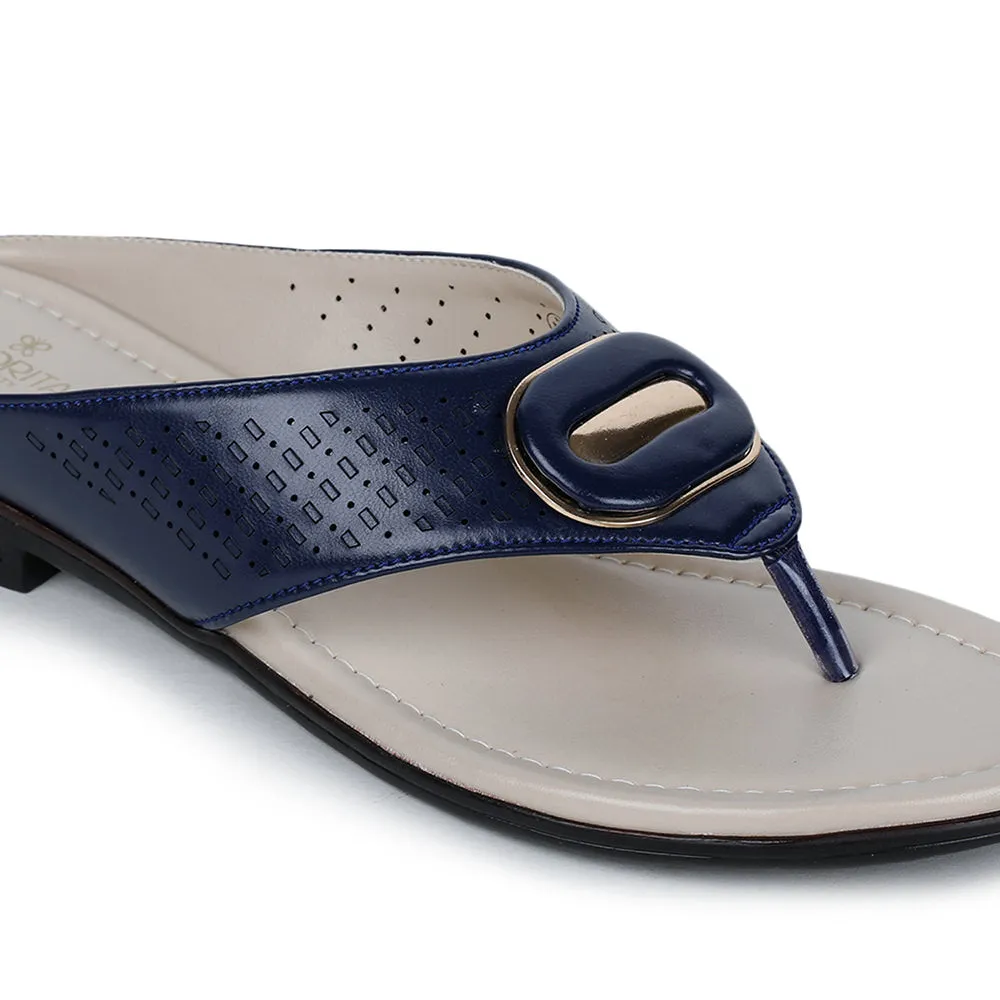 Senorita Casual (Blue) Slippers For Women LAF-710 By Liberty