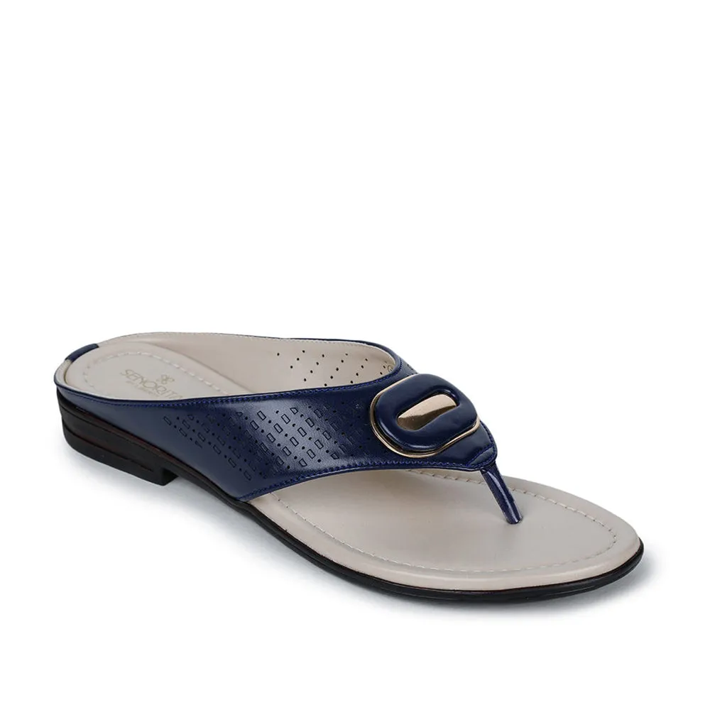 Senorita Casual (Blue) Slippers For Women LAF-710 By Liberty