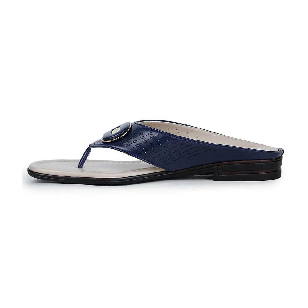 Senorita Casual (Blue) Slippers For Women LAF-710 By Liberty