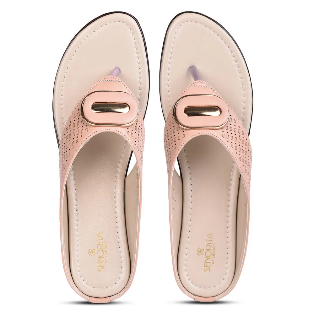 Senorita Casual (Pink) Slippers For Women LAF-710 By Liberty