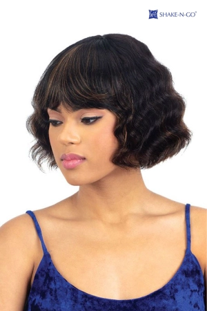 SHAKE N GO NAKED BRAZILIAN NATURAL 100% HUMAN HAIR PREMIUM WIG - LUCA