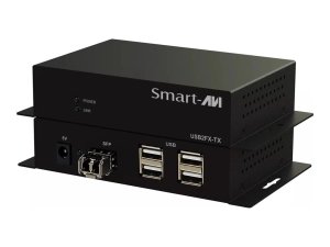 SmartAVI USB2FX-S - Transmitter and receiver - USB adapter - USB - fiber optic - 4 ports - up to 6.2 miles - TAA Compliant