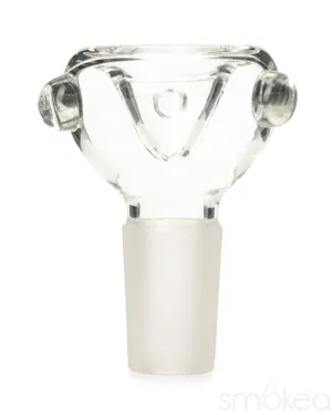 SMOKEA 18mm Glass on Glass Bubble Bowl
