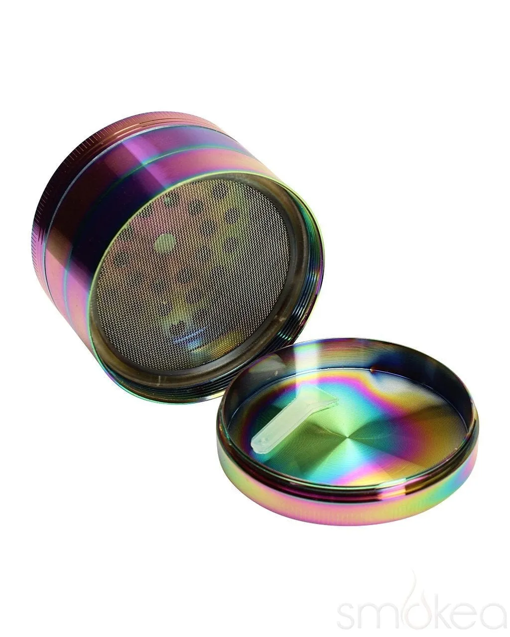 SMOKEA 2.5" 4pc Rainbow Metallic Grinder