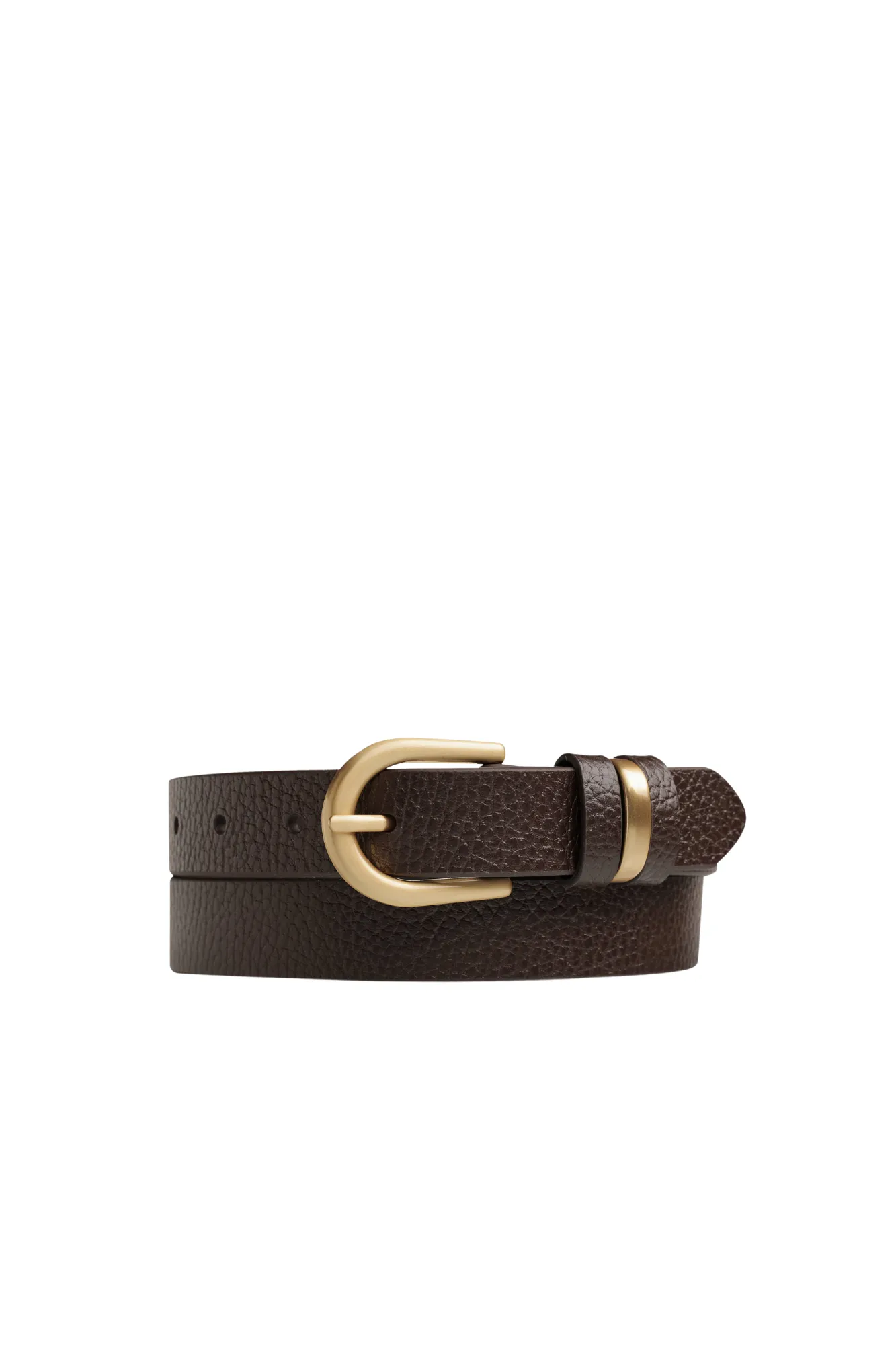 Status Anxiety Over And Over Belt Choc/Gold