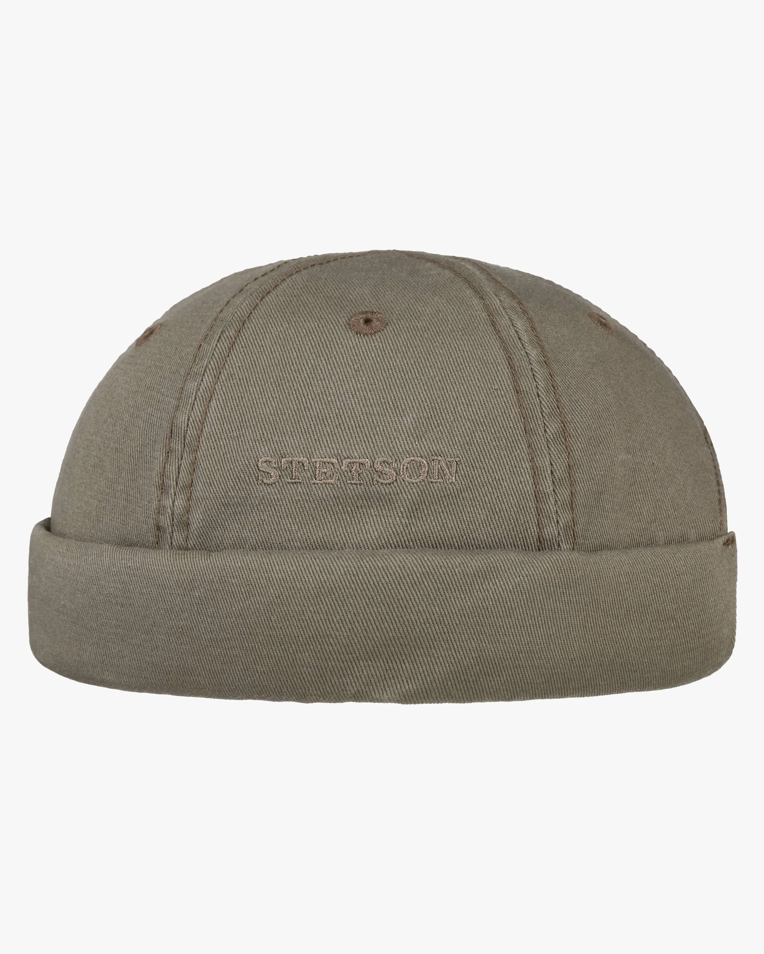 Stetson Cotton Docker Cap - Olive