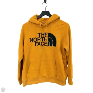 Sweatshirt Hoodie By The North Face In Yellow, Size: M