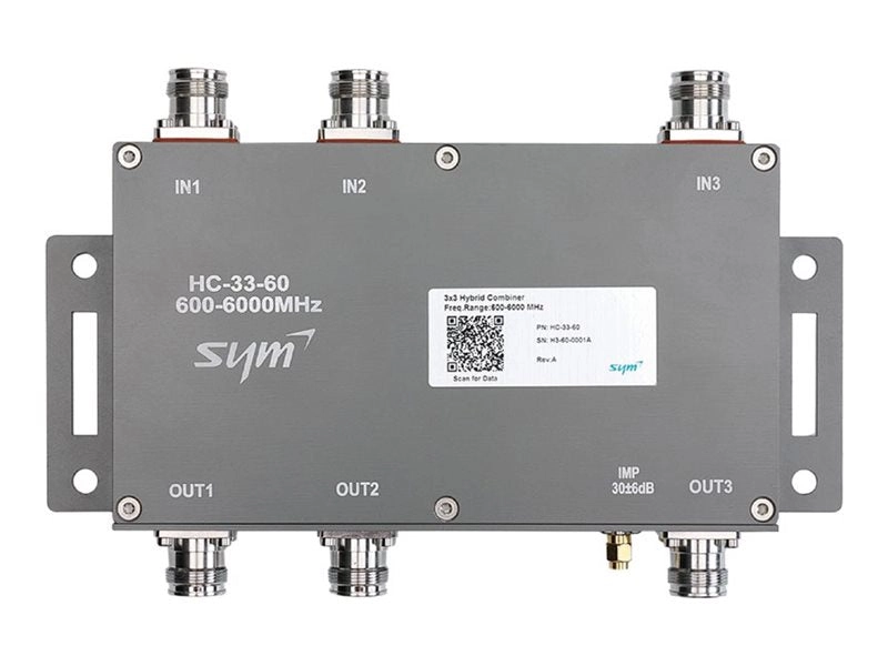 Sym - Signal combiner - hybrid matrix, with built-in monitoring port HC-33-60