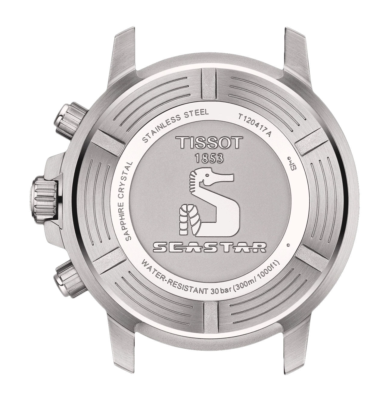 Tissot T-Sport Seastar 1000 Chronograph Stainless Steel Red Dial Date Divers Quartz Mens Watch T120.417.11.421.00