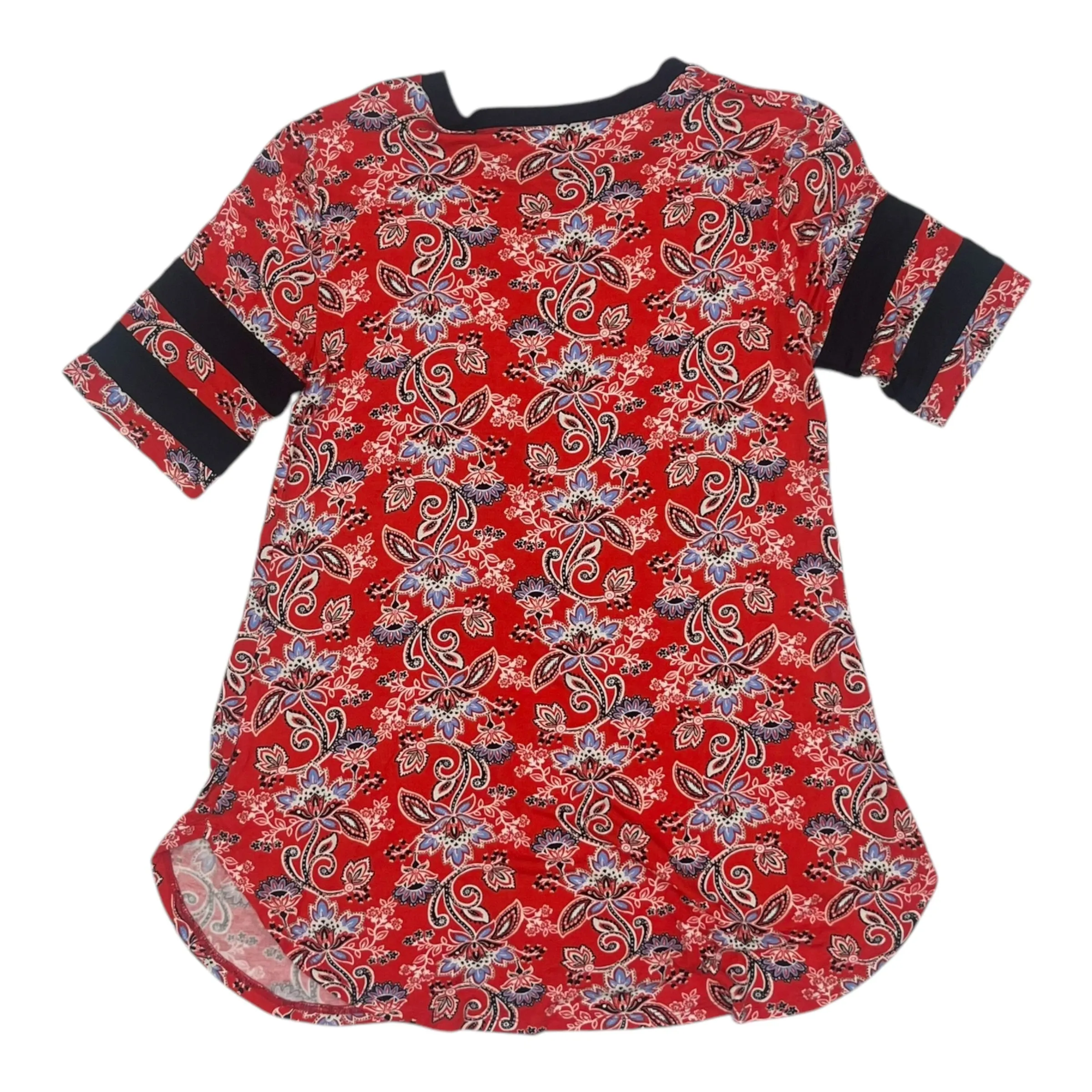 Top Ss By Maurices In Paisley Print, Size:Xs