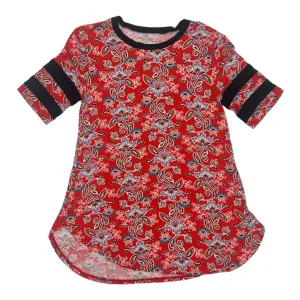 Top Ss By Maurices In Paisley Print, Size:Xs
