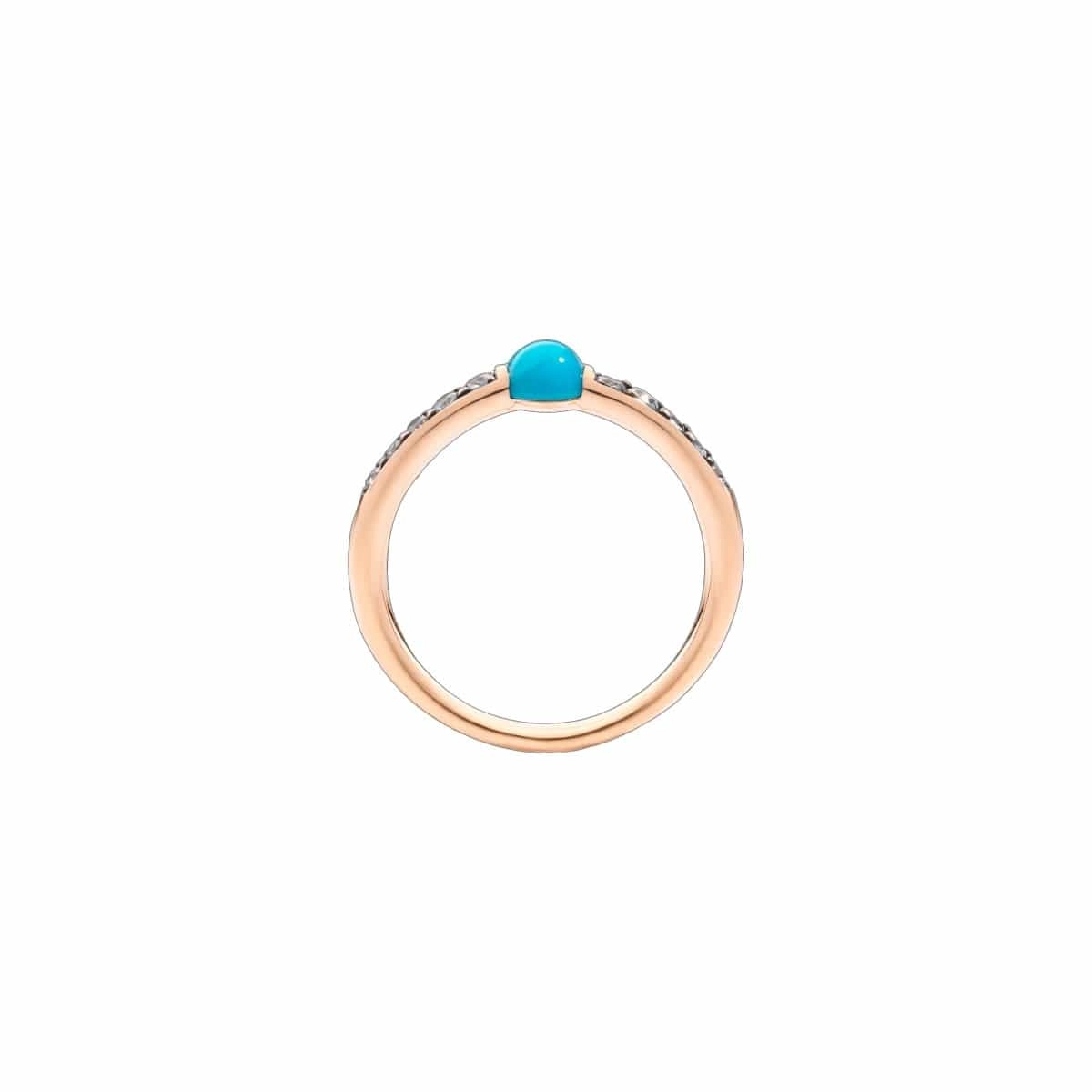 Turquoise and Blue Zircon M'Ama Non M'Ama Ring