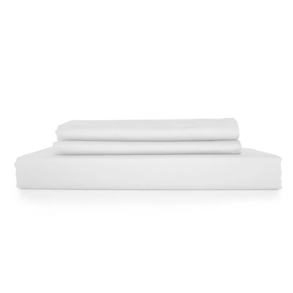 Valeron 310 Tc Flat Sheet Set White King Size