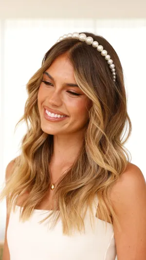 Vatusia Headpiece - Pearl