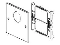 Wiremold Legrand V4047JX - Faceplate pre-cut cover - 2-gang