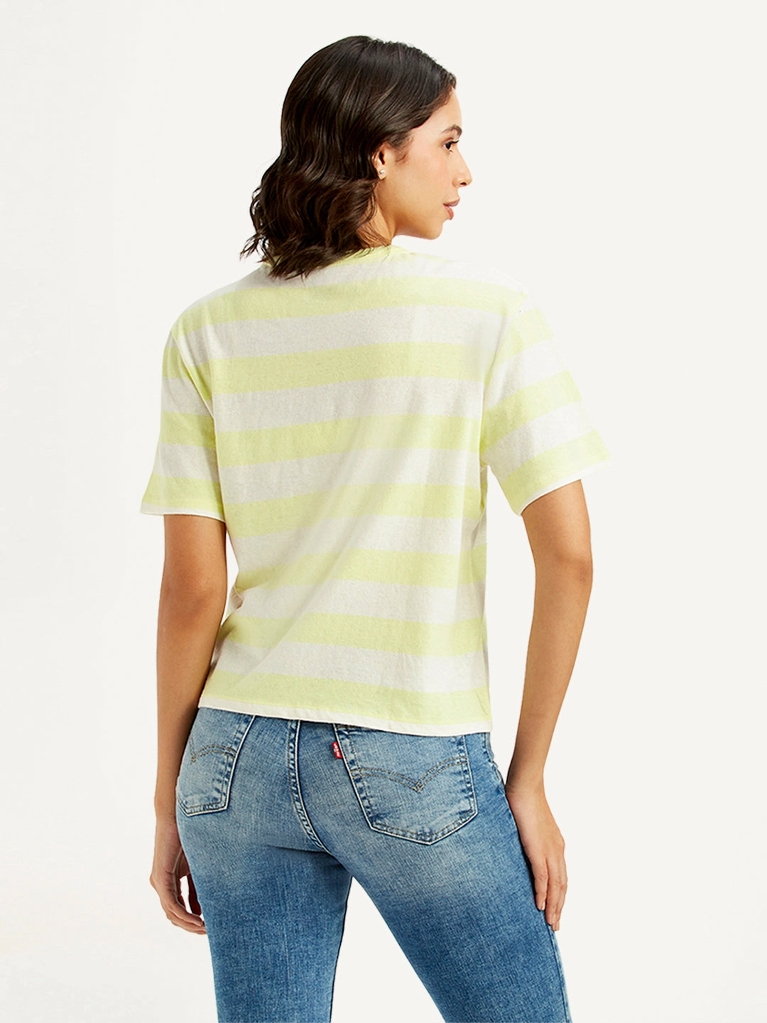 Women's Striped Relaxed Fit T-Shirt